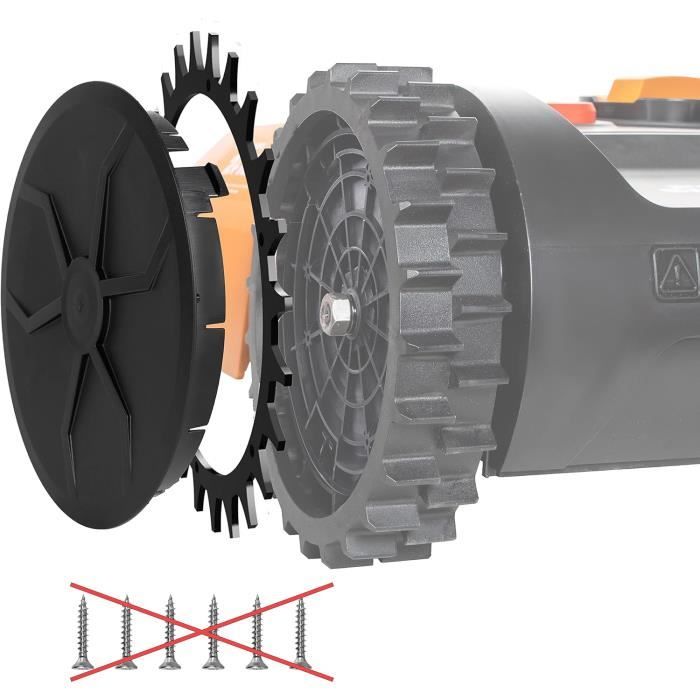 Vhbw 27x Lames Compatible Avec Worx Landroid WR141E, WR142E, WR143E