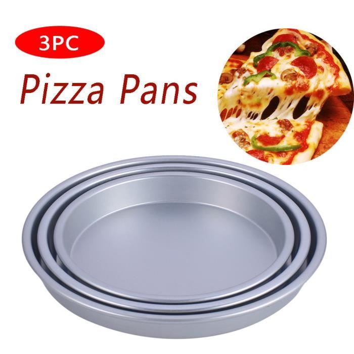 Plat à Pâtisserie Antiadhésif Noir 31,5 Cm - Pour Pizza, Gâteaux & Crêpes