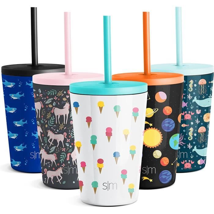 ILS I LOVE SHOPPING - Gourde, bouteille en aluminium pour enfants, 400 ml, avec bec rétractable, pour l'école et le sport (Bing 500 ml