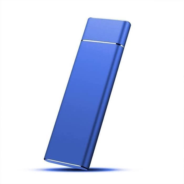 Disque Dur Externe SSD 2TO Ultra Slim 2.5 USB 3.1 Type-C Metal Design pour  Mac, PC, Laptops (Noir) : : Computers & Accessories