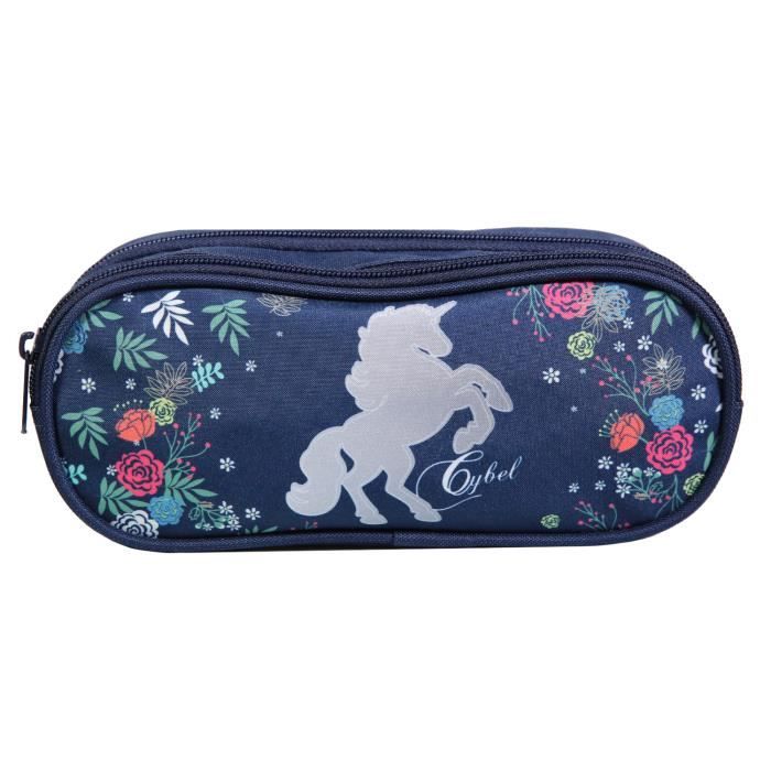 Bolsa Escolar De 2 Compartimentos Cybel Caballo Unicornio