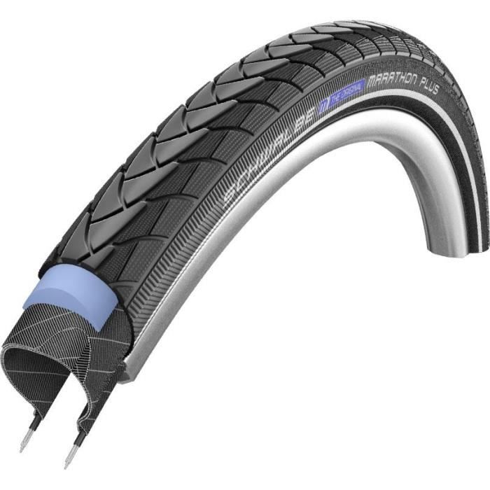 Pneu vélo électrique Schwalbe Marathon Plus HS440 - 28x1.00 (25-622) - Noir - TUBETYPE