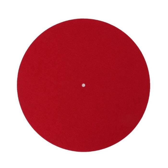 Tapis Anti-Vibrations Platine Vinyle 12 Pouces - Silicone Noir SODIAL - Neuf Sous Blister - Accessoire Hi-Fi