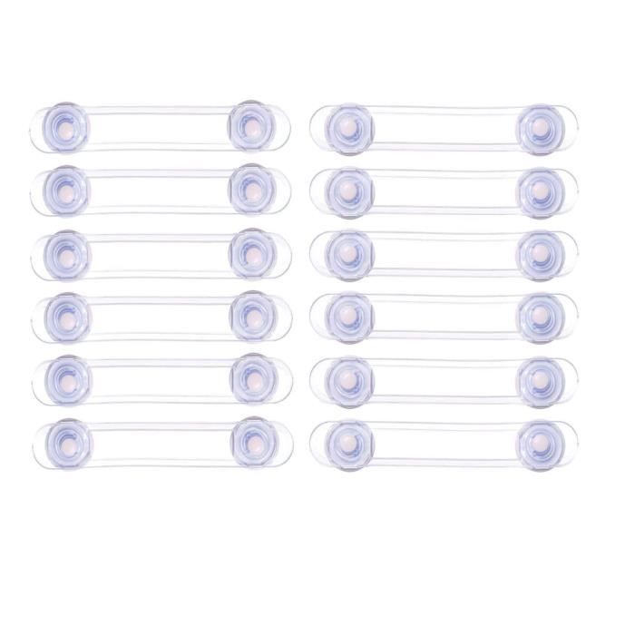 Bloc Porte Sécurité Bébé Lot De 4 Bloque-Porte Enfant Zasjon - Sécurité Placard/Tiroir Sans Perçage, Adhésif 3M, ABS Verrous Adhésifs Armoires