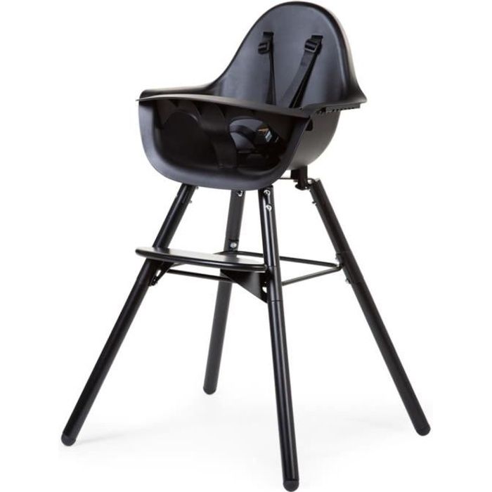 Childhome Chaise Haute De Bebe 2 En 1 Evolu 2 Noir Cdiscount Puericulture Eveil Bebe