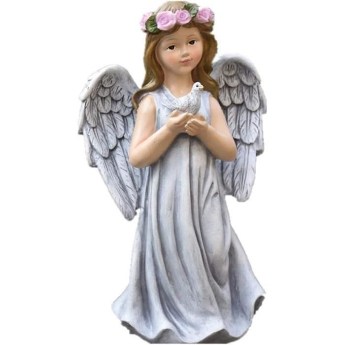 Statue De Figurine D'Ange Décoration De Jardin Intérieur Extérieur À La