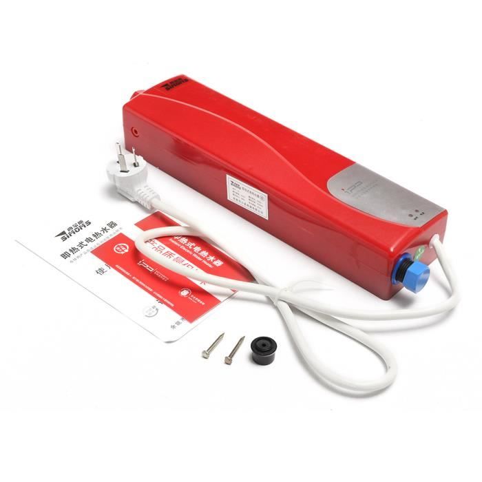 3kw electrique robinet eau instantane rechauffeur cuisine salle de bains cdiscount bricolage