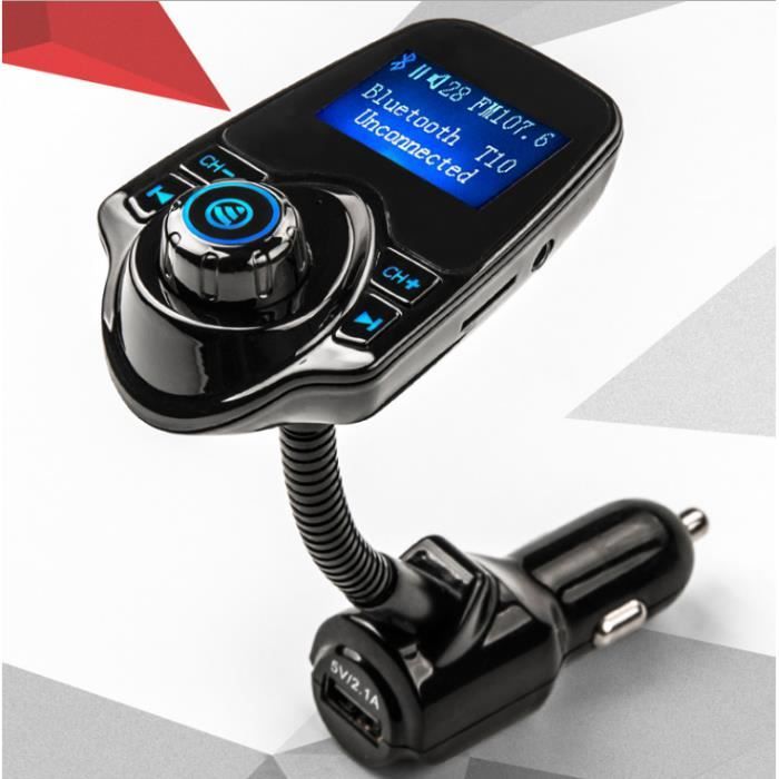 VicTsing VicTsing Bluetooth Transmetteur FM Mains-libres Kit Voiture Chargeur MP3 Player 