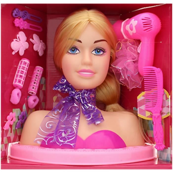 Tete A Coiffer Coffret Jeu Jouet Fille 400 Poupee Coiffure