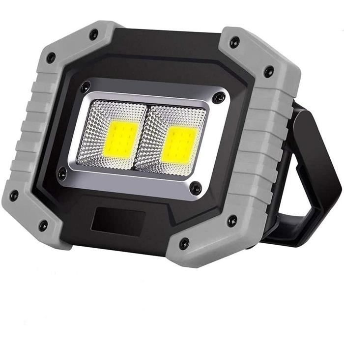 Lampe De Travail Rechargeable BougeRV AL05 Pro - 1500 Lm, 3 Couleurs, Batterie 13500 MAh, étanche IPX4, Parfaite Camping, Garage, Urgences - 4