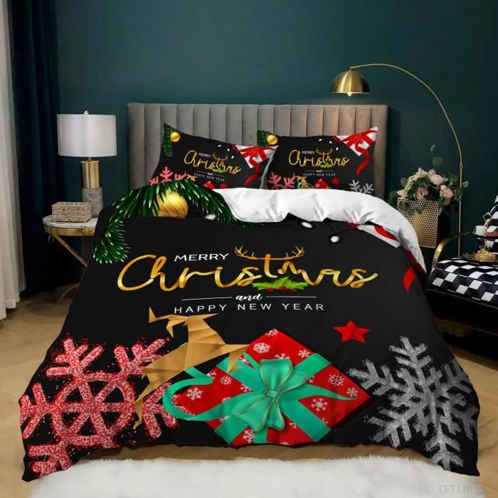 Kit De Couette De Noël Benartex - Design "Joyeuses Fêtes" Par Sassy Anne Designs - 23 X 14 Pouces - Neuf