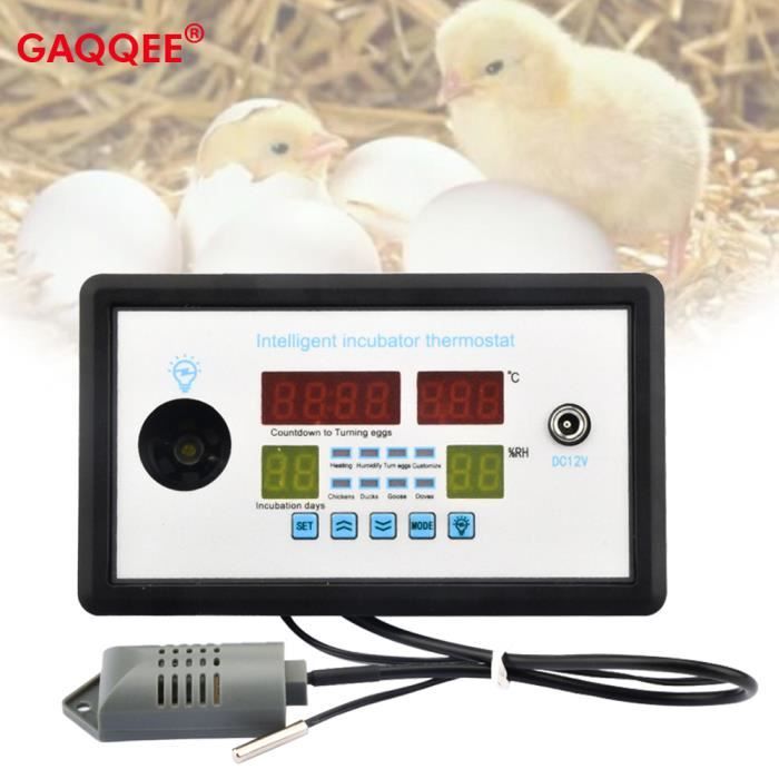 220V - Thermostat Numérique Intelligent, Régulateur De Température Et D'humidité, Incubateur Multifonction Au
