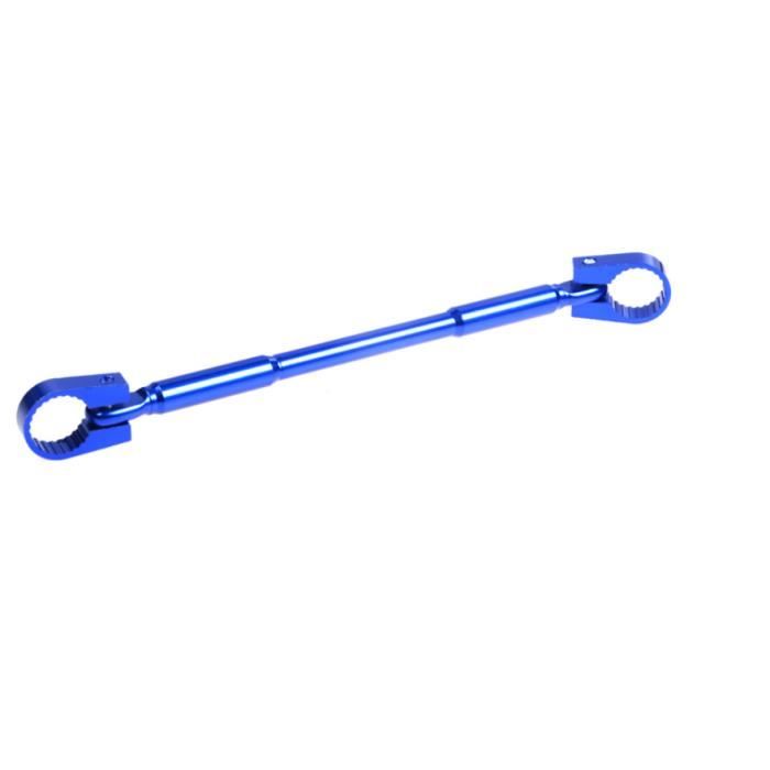 Guidon Moto Rétro 22mm (7/8”) En Alliage Aluminium Noir - Universel Pour Custom, Scooter, BMX - 6