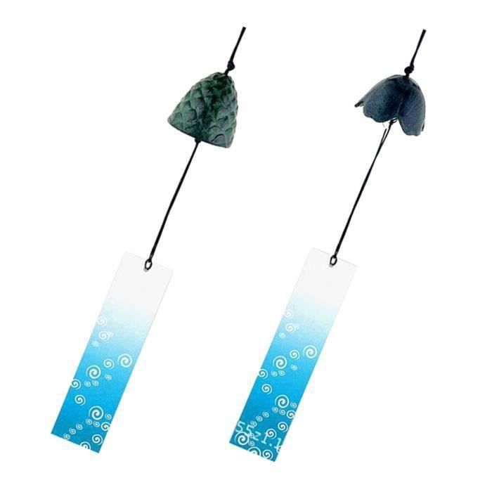 2Japonais Traditionnel Furin Greyhound Bell Nanbu Iron New Home Garden ...