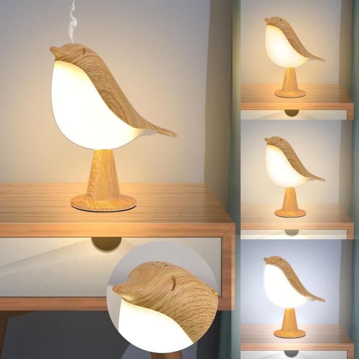 Lampe De Chevet Sans Fil à LED, Rechargeable Par USB, Tactile, à