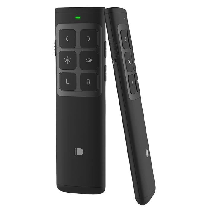 Télécommande Présentation Sans Fil Rechargeable - Pointeur PowerPoint USB-C - Pour PC/Mac