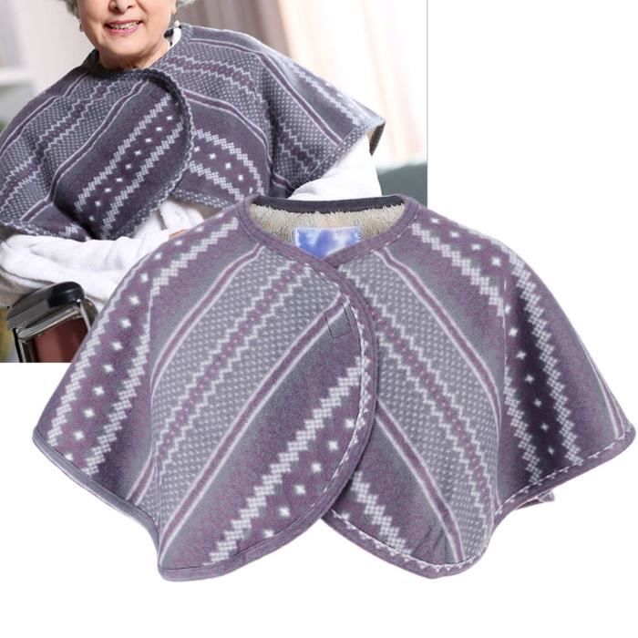 Poncho Polaire Châle D'épaule Pour Femme - Chaud, Lavable, Taille Unique - Pour Personnes âgées, Femmes En Couches, Hiver