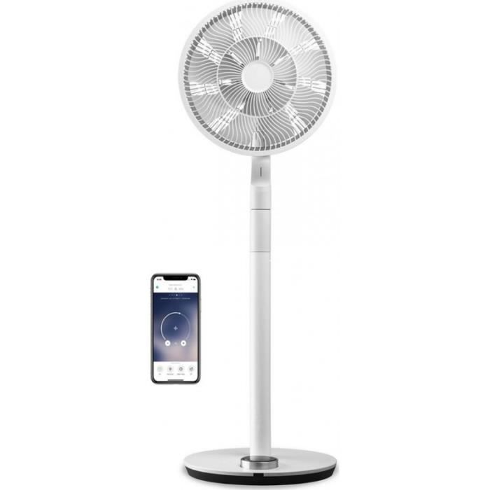 Ventilateur sur pied Duux WHISPER FLEX ULTIMATE B - Blanc - 820m3/h - 20 dB - 30 vitesses - Duux