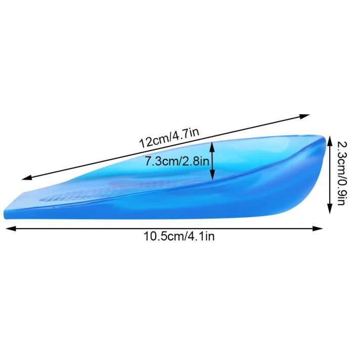 Semelles Orthopédiques En Gel - Correction Supination/Pronation - Pour Jambes Type O/X - 2 Pièces