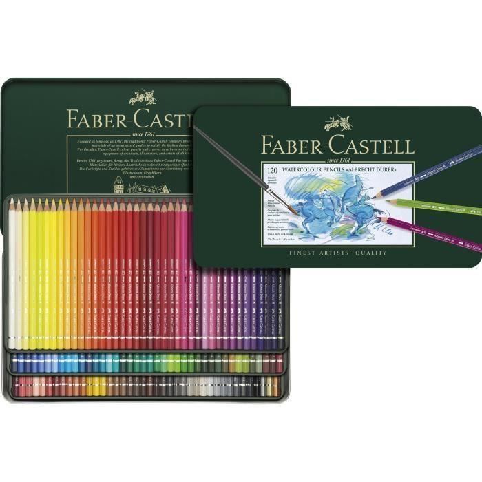FABER-CASTELL Boîte de 120 Crayons de couleur A Dürer