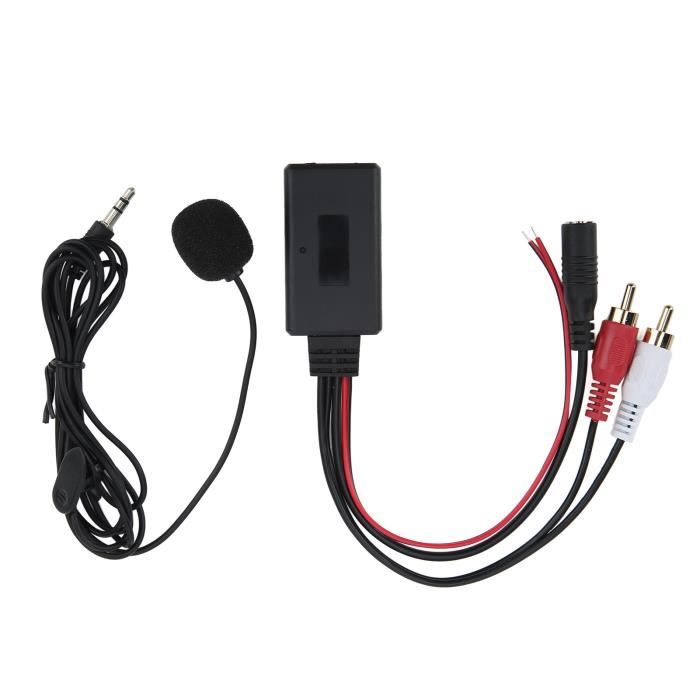 Récepteur Audio Sans Fil 3.5mm 2RCA Connecteur Adaptateur De Musique