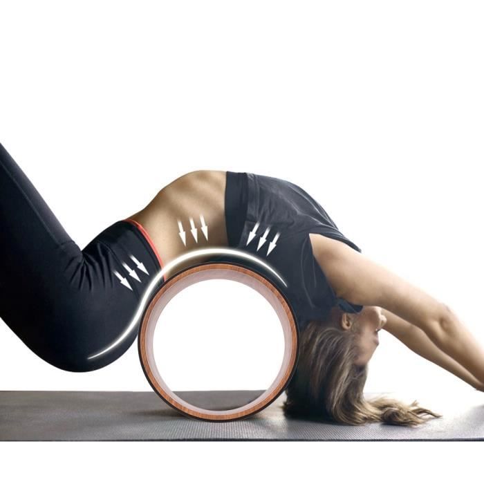 VGEBY Roue de yoga en bois Pilates Roue de Yoga en bois, Pilates avec