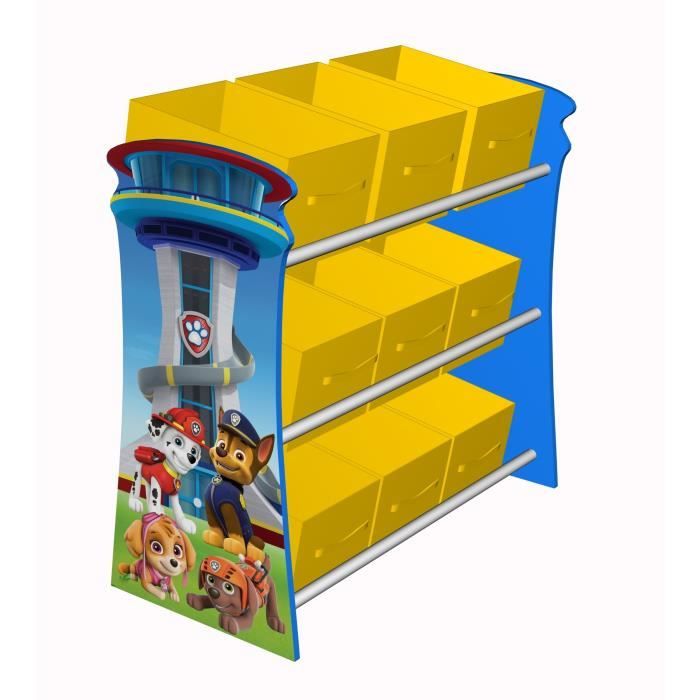 Paw Patrol Etagere De Rangement Pour Jouets Pat Patrouille