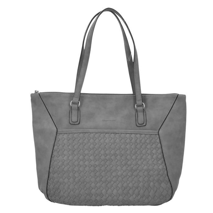 Gerry Weber Weave II Shopper Sac main Fourre tout 42 cm grey