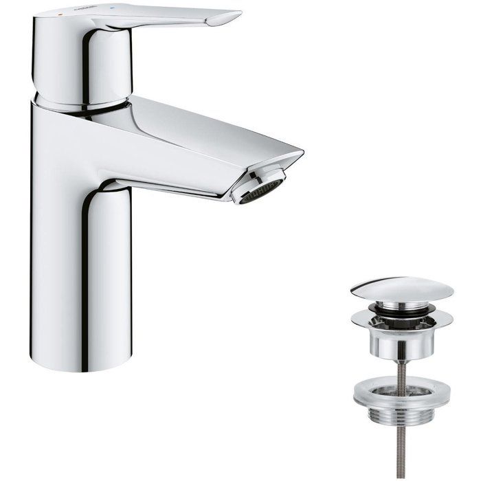 GROHE QUICKFIX Mitigeur monocommande lavabo de salle de bains Start douchette extractible Mousseur économie d'eau taille - vue 3