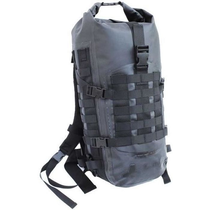 Sac à dos moto étanche HPA MOLLEDRY 40L Noir - Cdiscount Auto