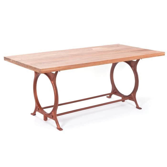 Table Cuisine Salon Salle Manger Metal Bois O Tone Achat Vente