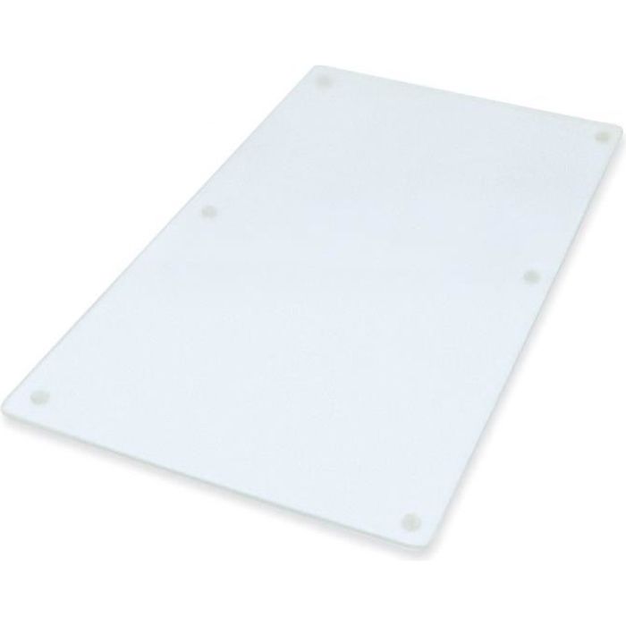2 Plaques Protection Vitrocéramique Induction JOCCA - Couvre Plaque Cuisson Verre Trempé 52x30cm