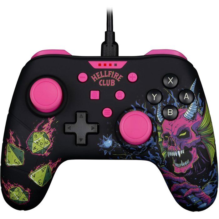 Manette filaire Konix Stranger Things pour Nintendo Switch - vue 2