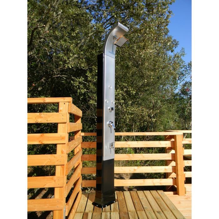 Douche solaire + rince pieds + 3 brumisateurs D… Cdiscount Jardin