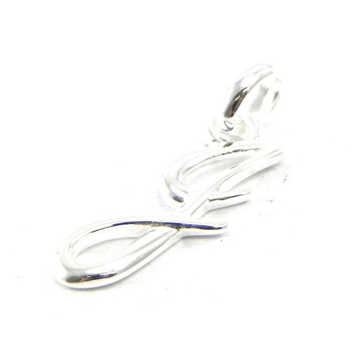 Pendentif Argent - LES TRESORS DE LILY - Lettre J - Mixte - 10x10 mm - Argenté