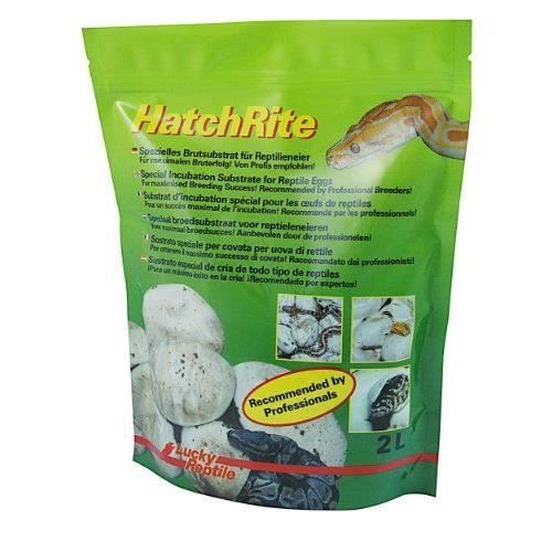 lucky reptile hr-2 hatchrite substrat d'incubation spécial pour les oeufs de reptiles 2 l