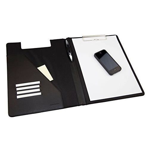 Monolith , aspect cuir Porte-documents Format A4, fonction Pince Noir ...