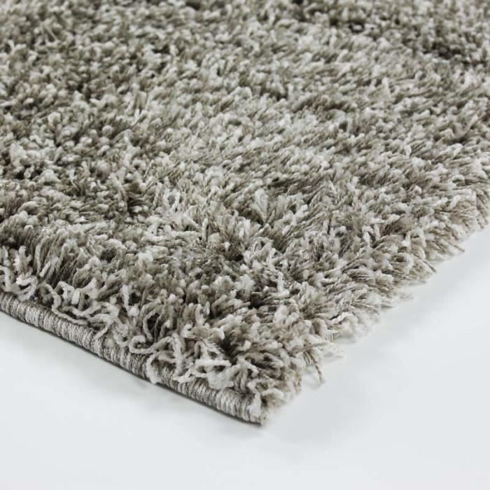 VALENCIA Tapis SHAGGY(120x170cm) taupe beige