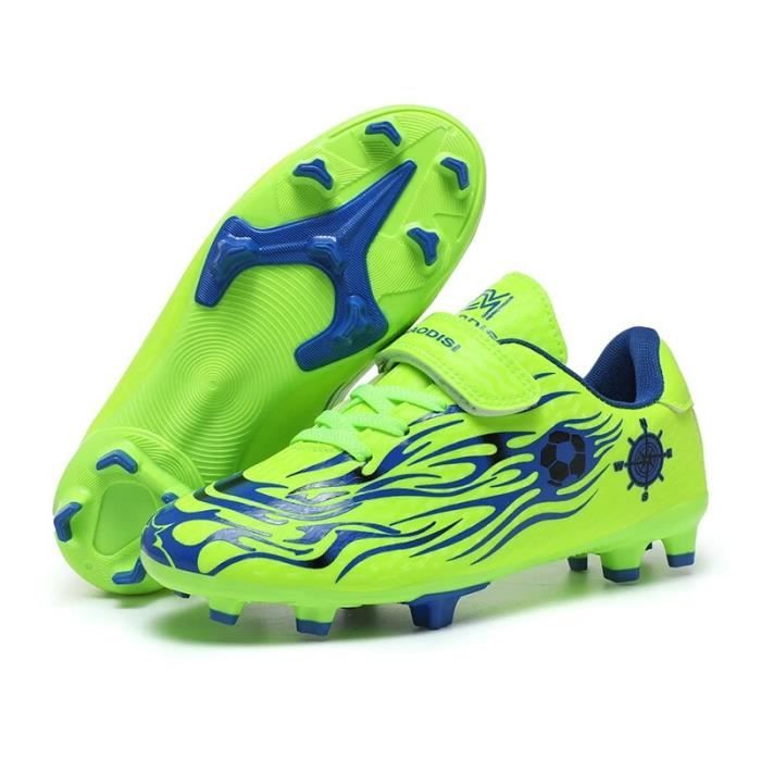 YTisabella Chaussures de football Super Fashion pour enfants nouvelles chaussures de Football FG pour enfants vert Cdiscount Sport
