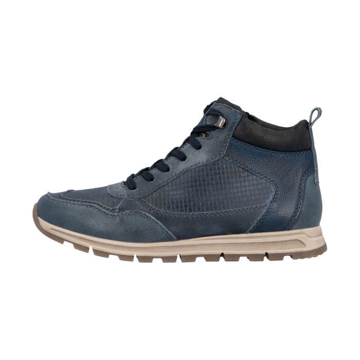 Rieker Basket Montante Cuir Rieker Kastanie - Bleu