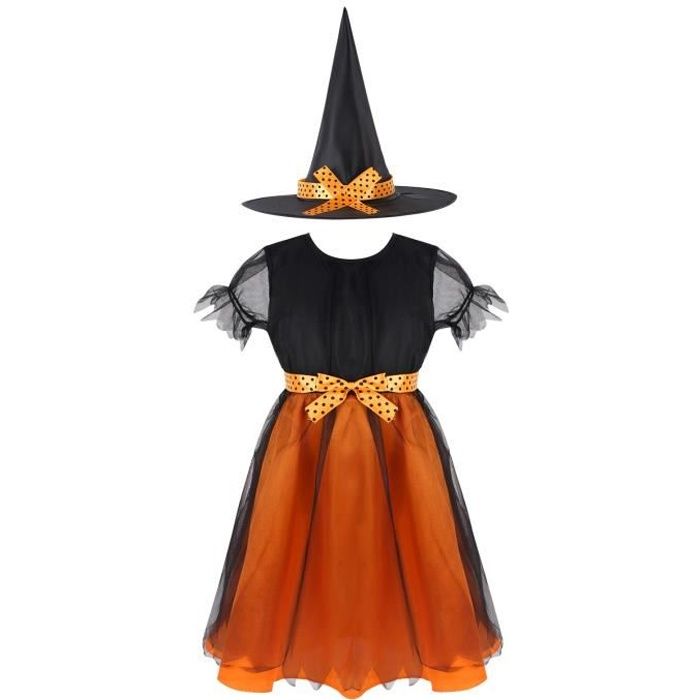 Deguisement Sorciere Enfant Fille Costume Halloween Cdiscount Deguisement Sorciere Enfant Fille Costume Halloween Cdiscount