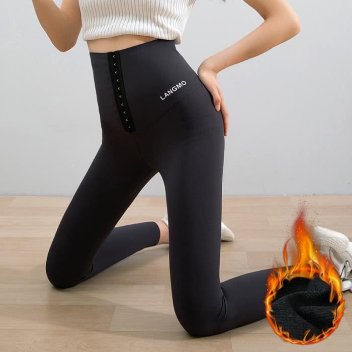 Jean skinny taille haute boutonné sur le devant avec effet rehausseur de fesses , pantalon décontracté femme