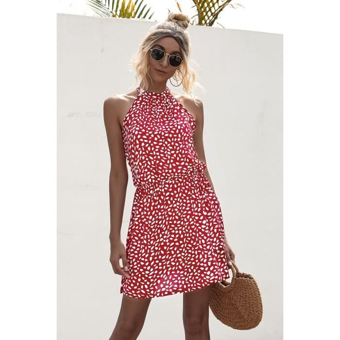 Robe rouge ete hotsell 2020
