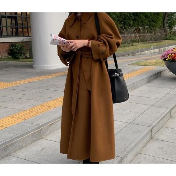 Manteau long vintage 2025 femme