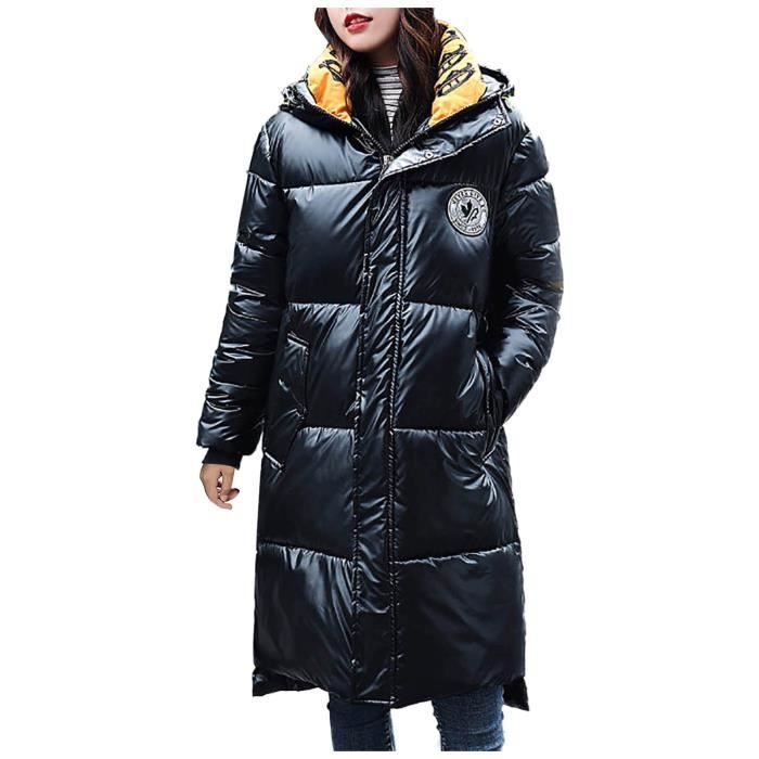 Gilet Femme Capuche Longue – Doudoune Sans Manches, Coupe Longue Et Bouffante, Taille 8-18