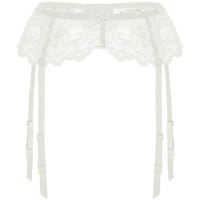 Soutien-gorge,Jarretelles En Dentelle Florale Pour Femmes Et Filles