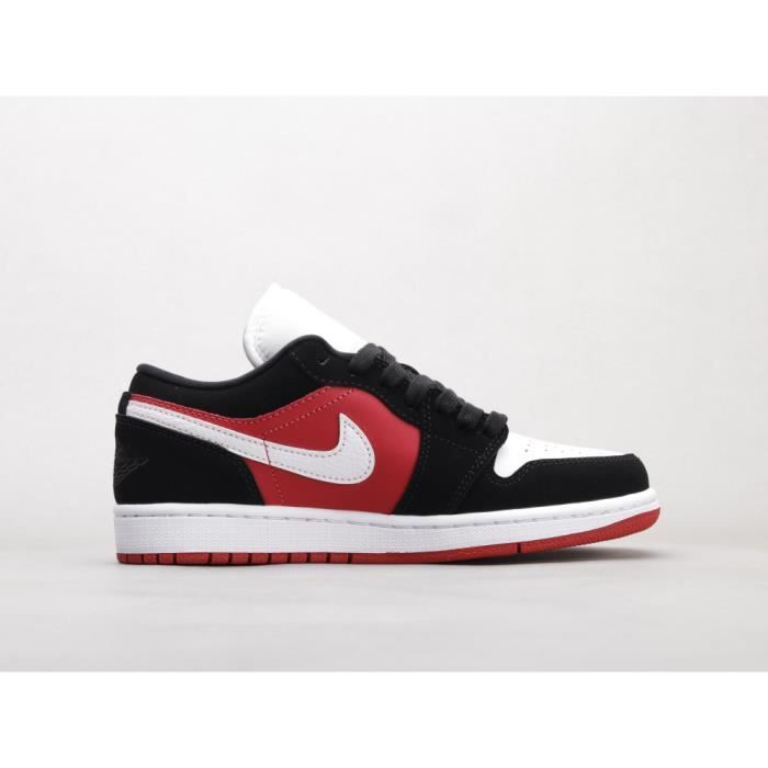 Jordan 1 Low Chaussure de basket-ball de sport pour homme et femme Noir  Noir - Cdiscount Chaussures