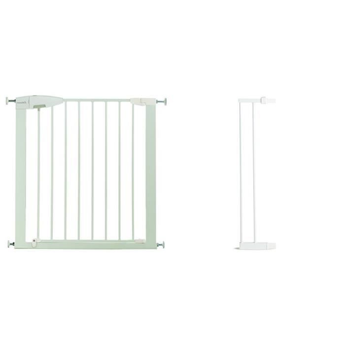 Munchkin Barrière de sécurité Easy Loc blanche avec extension (ouverture de  86 cm à 93 cm) - Cdiscount Puériculture & Eveil bébé