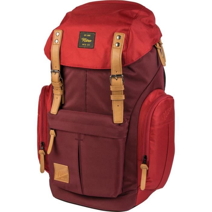 Sac à Dos NITRO Daypacker – 30-39L, Noir Tough, Polyester, Neuf