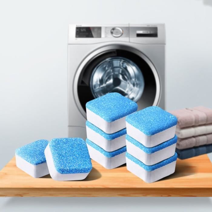 12 pcs-boîte Nettoyage effervescent machine à laver détergent pour laveuse  de tablettes - Cdiscount Electroménager